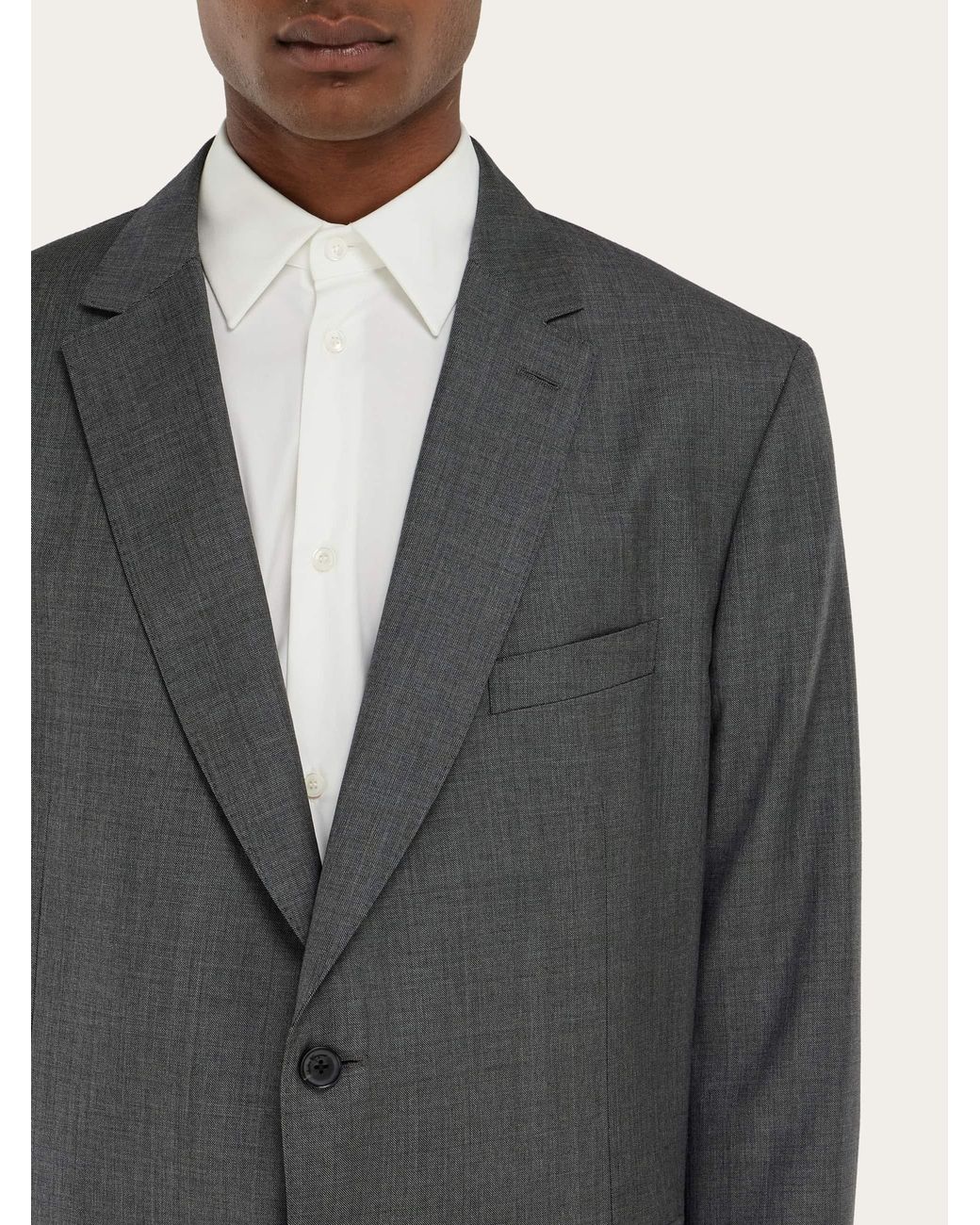 Ferragamo Blue Check Suit In Wool for men