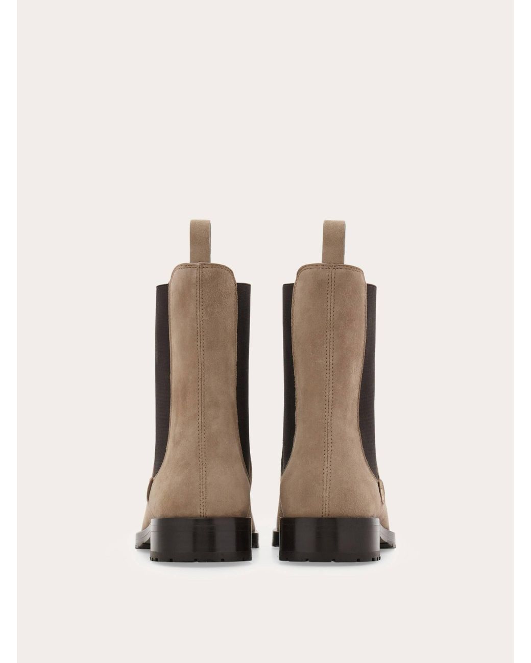 Ferragamo Brown Chelsea Boot