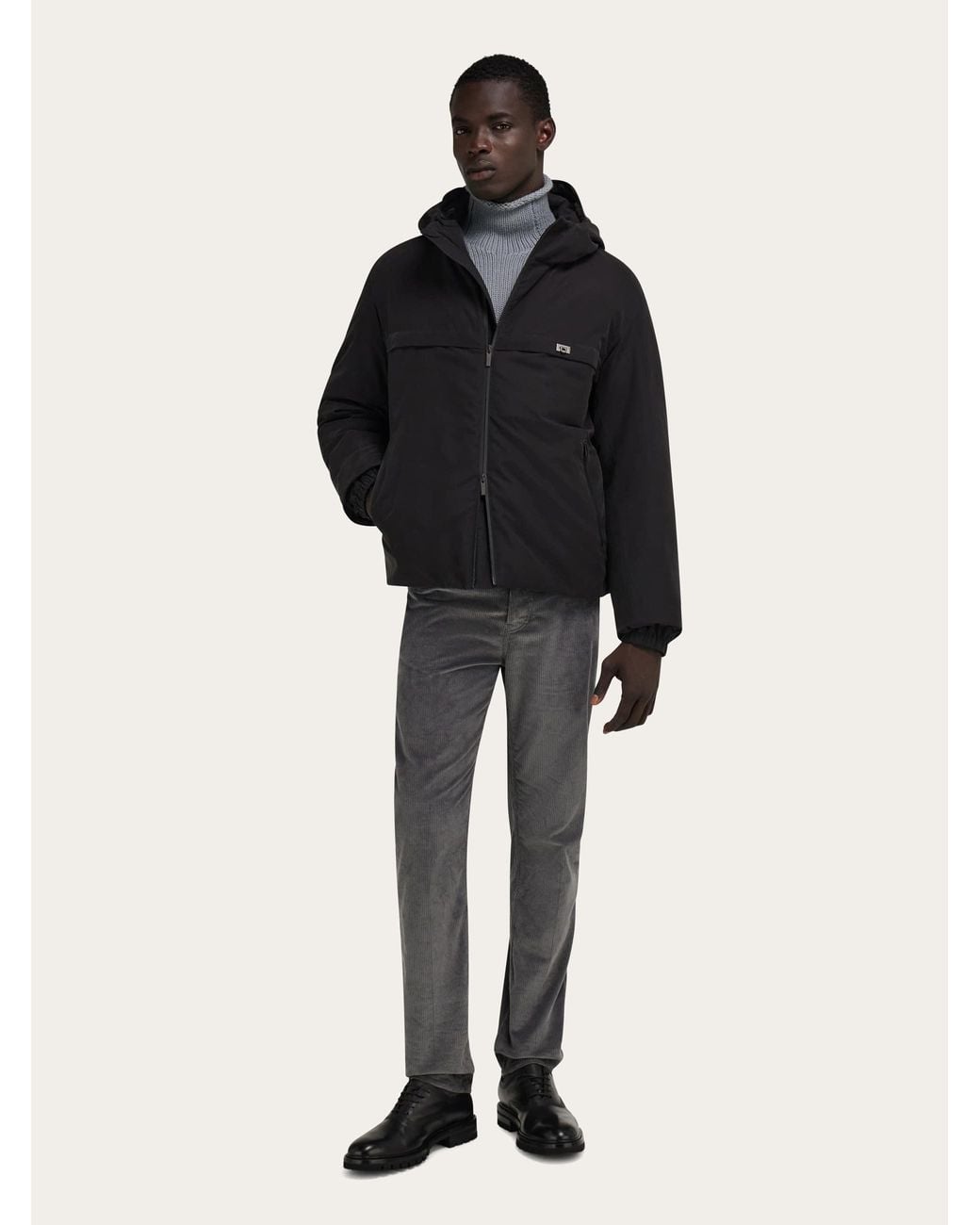 Ferragamo Black Sporty Blouson for men
