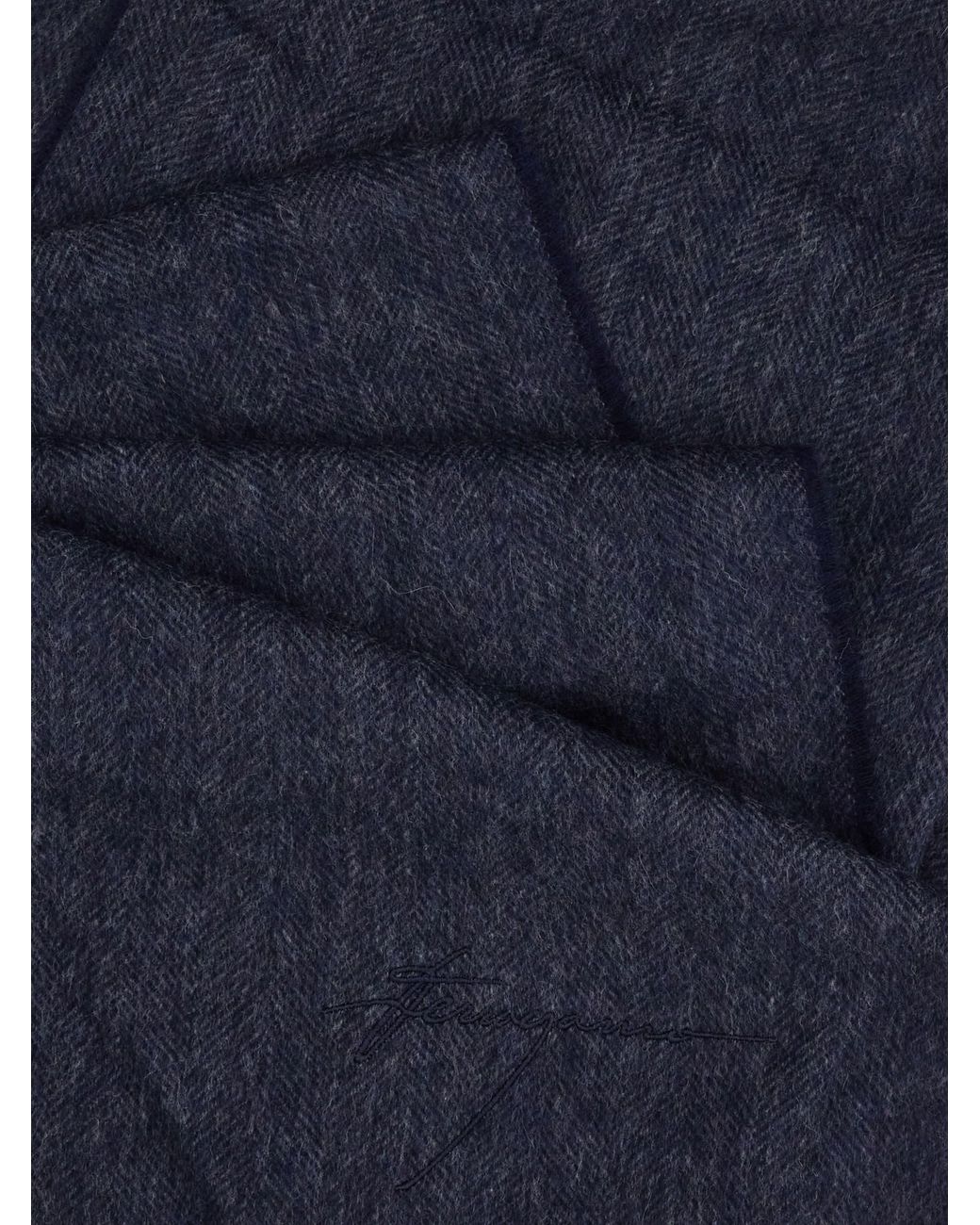 Uomo Sciarpa di Ferragamo in Blue da Uomo