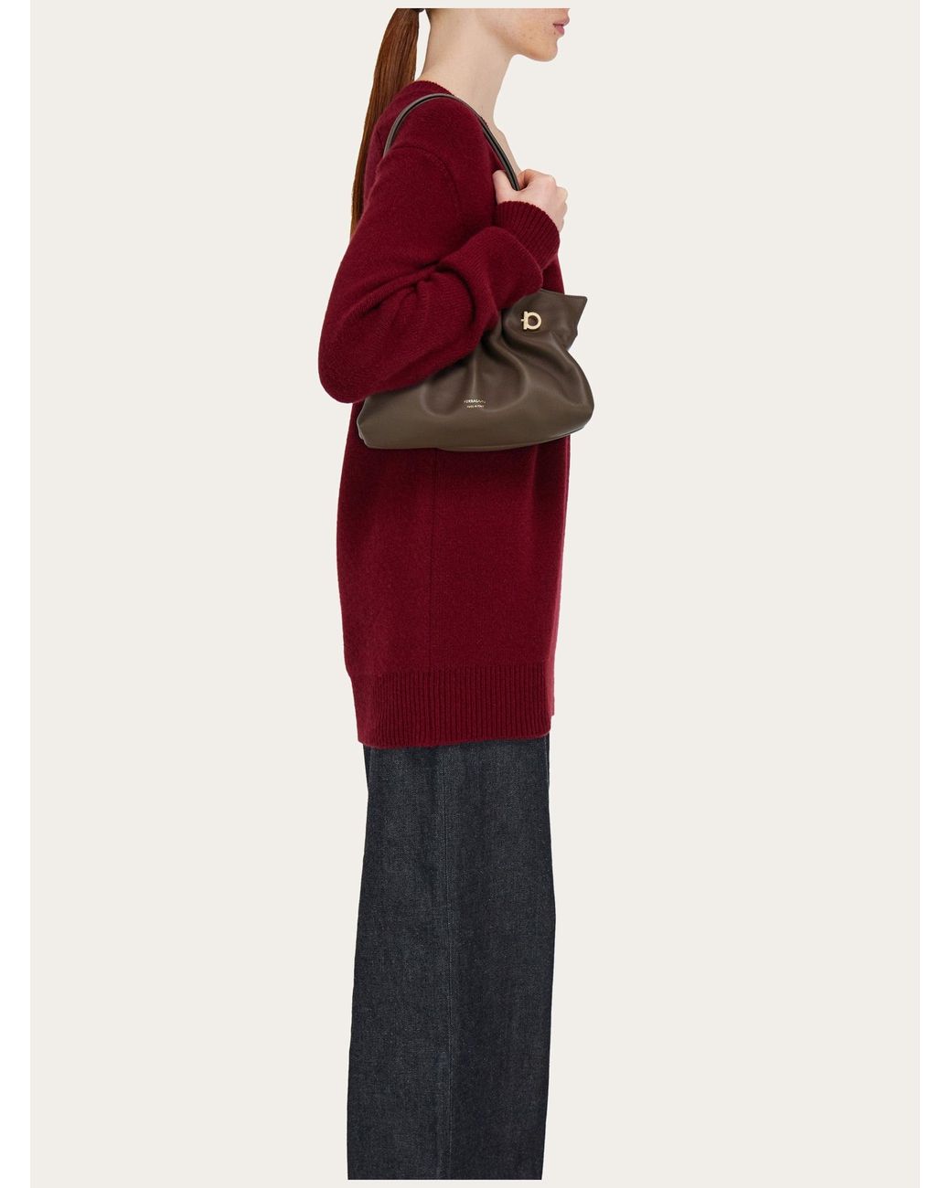 Ferragamo Natural Soft-Bag (S)