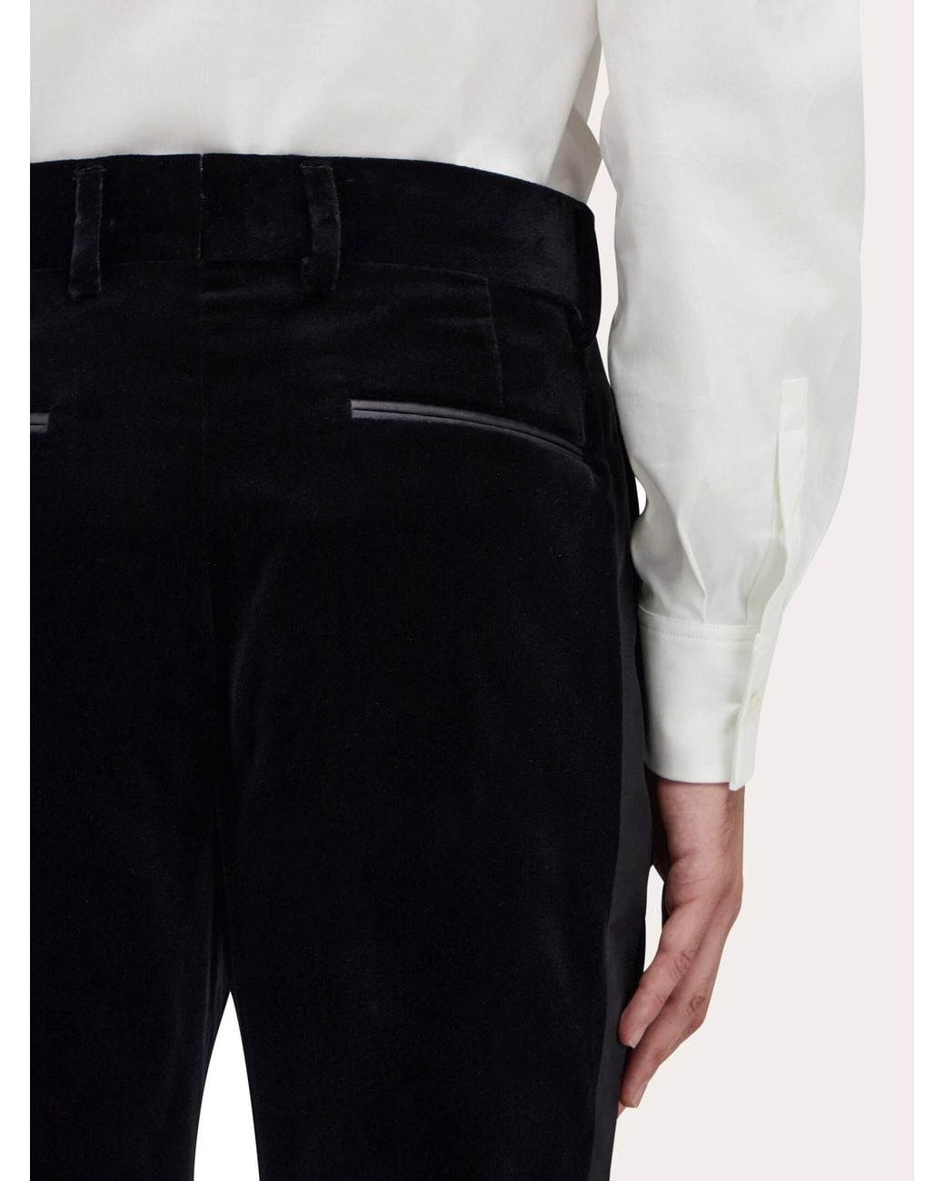 Ferragamo Black Velvet Tuxedo for men
