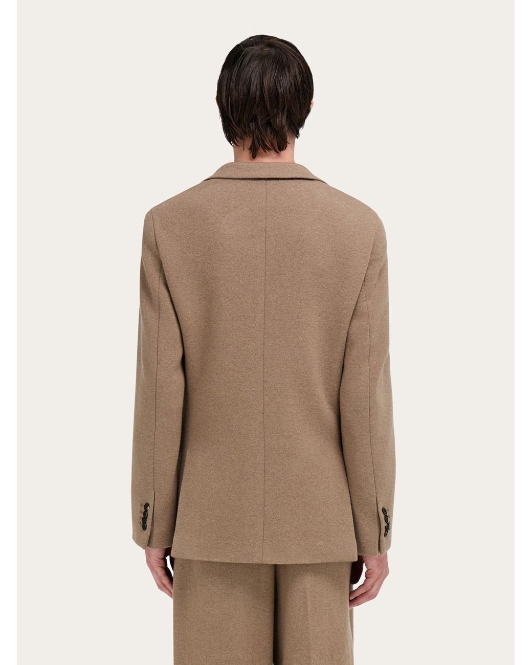 Ferragamo Natural Jersey Interlock Blazer for men