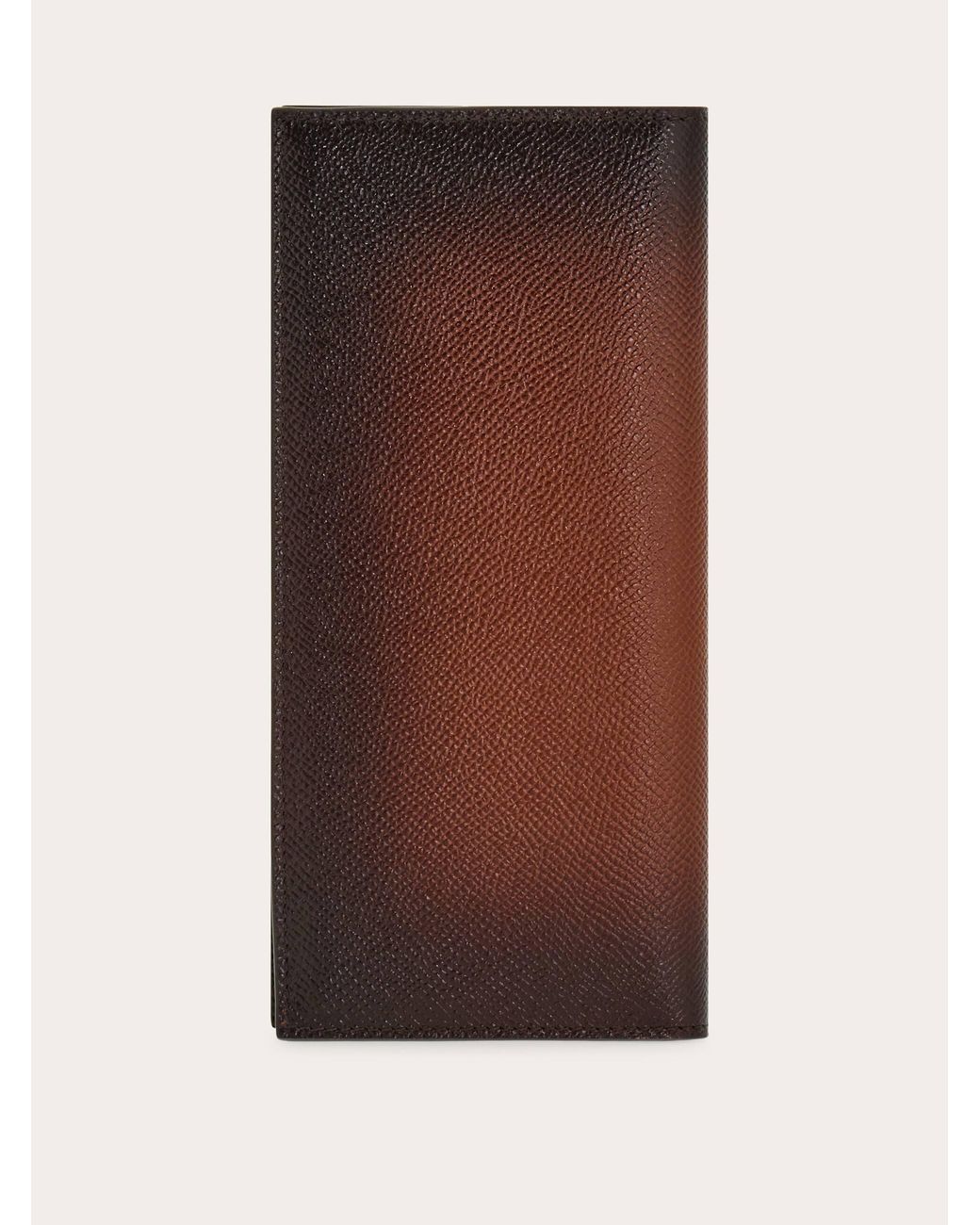 Ferragamo Brown Gancini Organizer Wallet for men