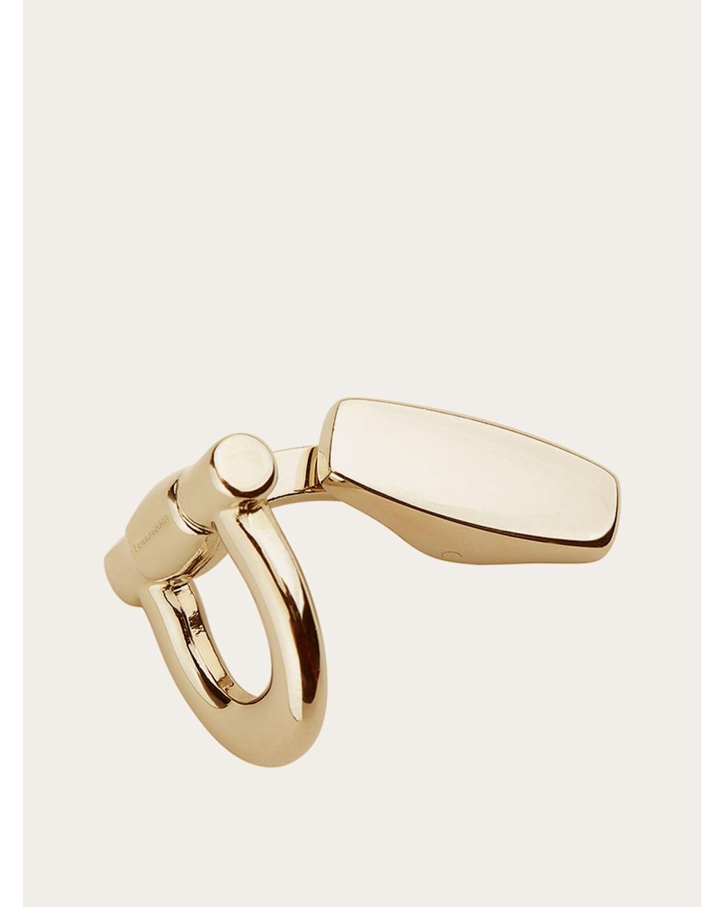 Ferragamo Natural Gancini Cufflinks for men
