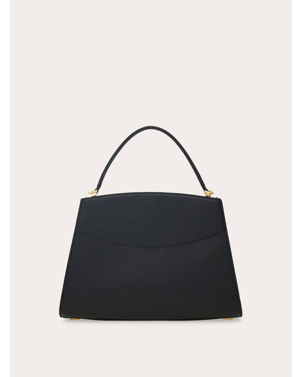 Ferragamo Blue New Studio Box Bag (M)