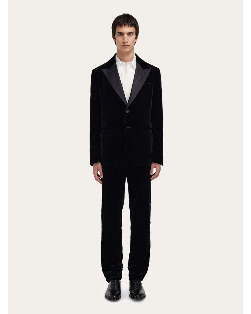 Ferragamo Black Velvet Tuxedo for men