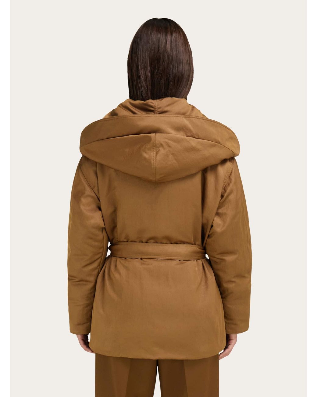 Ferragamo Natural Hooded Parka