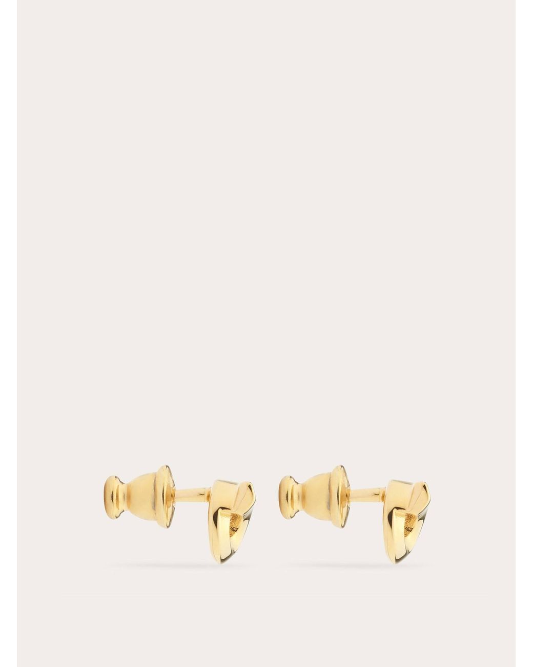 Ferragamo Natural Gancini Earrings (S)