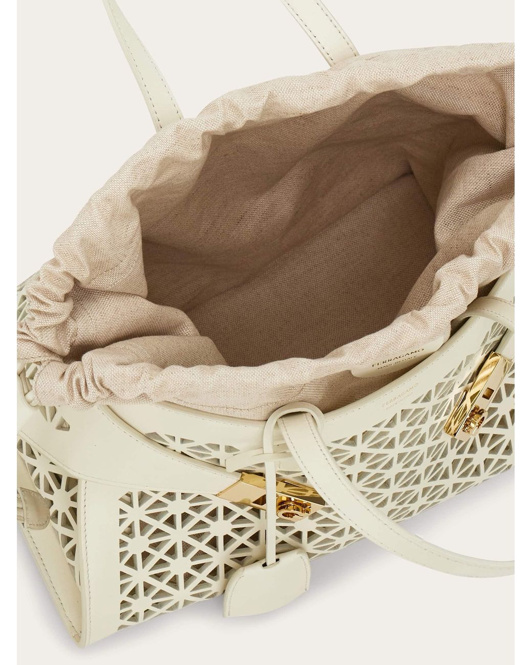 Ferragamo Natural Hug Handbag (M)