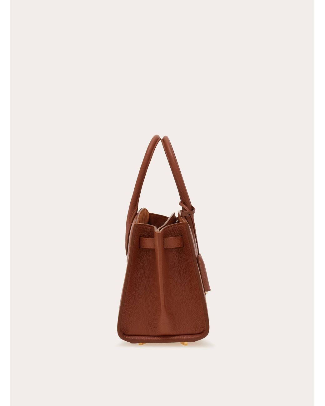 Ferragamo Brown New Studio Soft Bag (M)