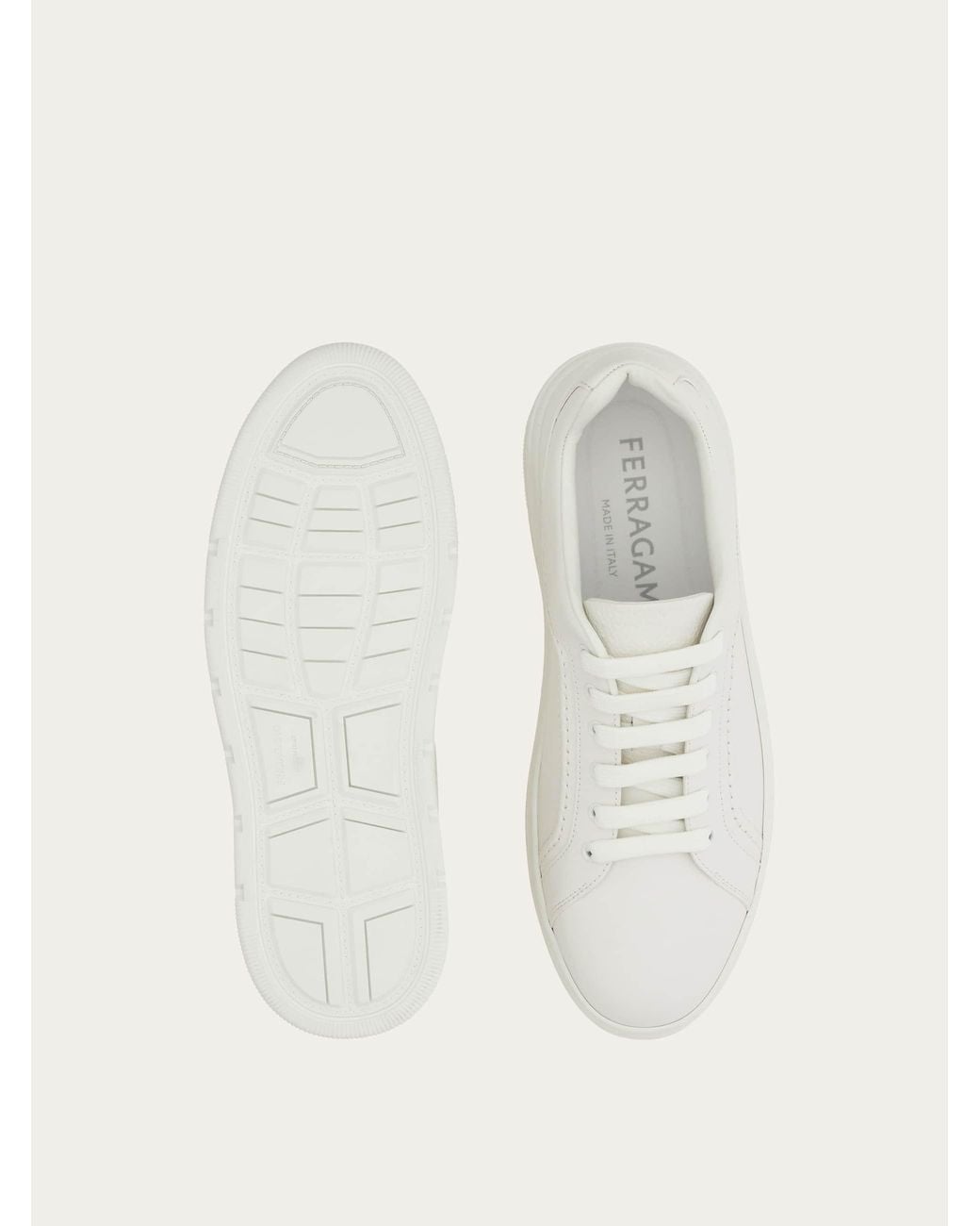 Ferragamo Natural Low Top Sneaker for men