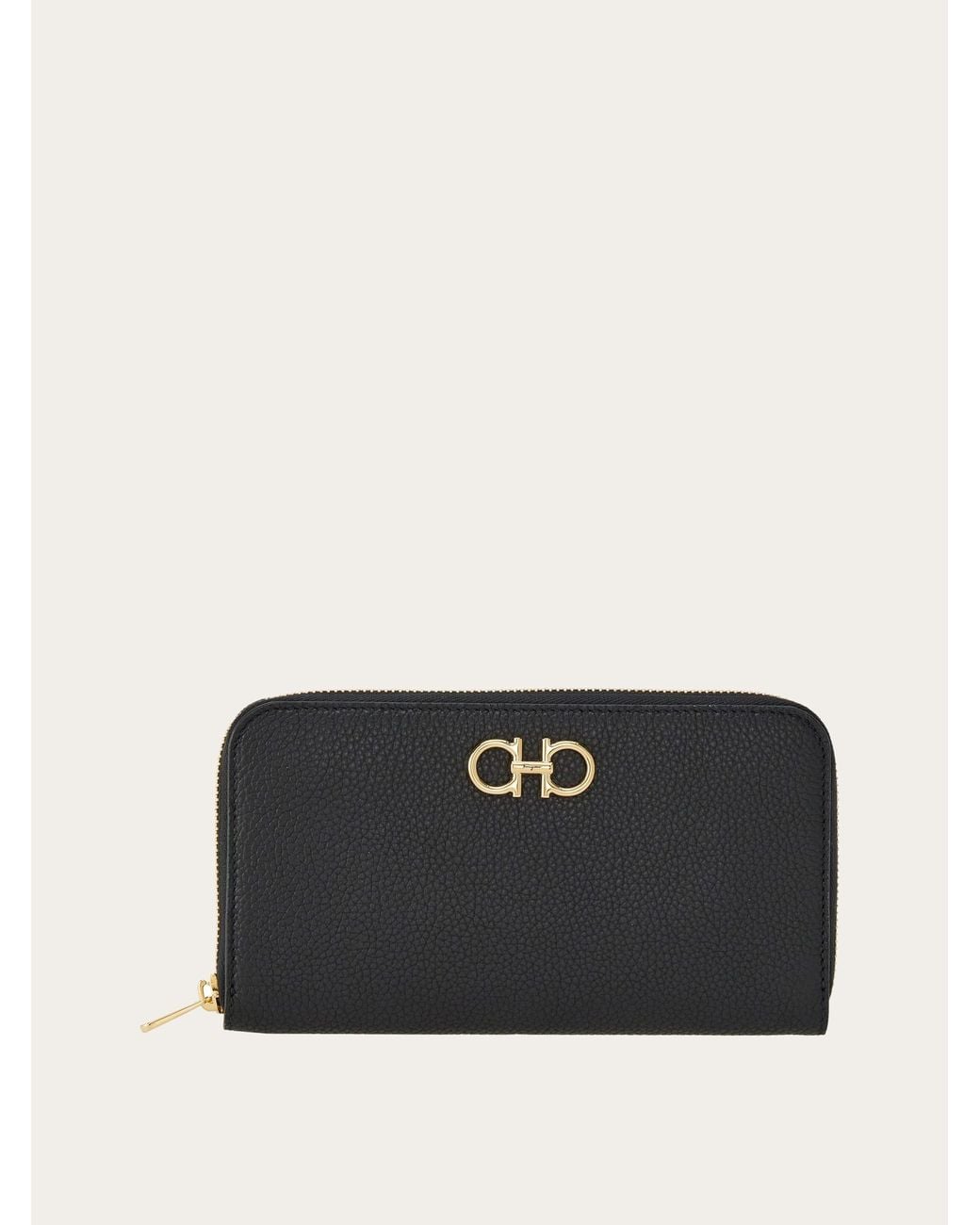 Ferragamo Black Ferragamo Wallets