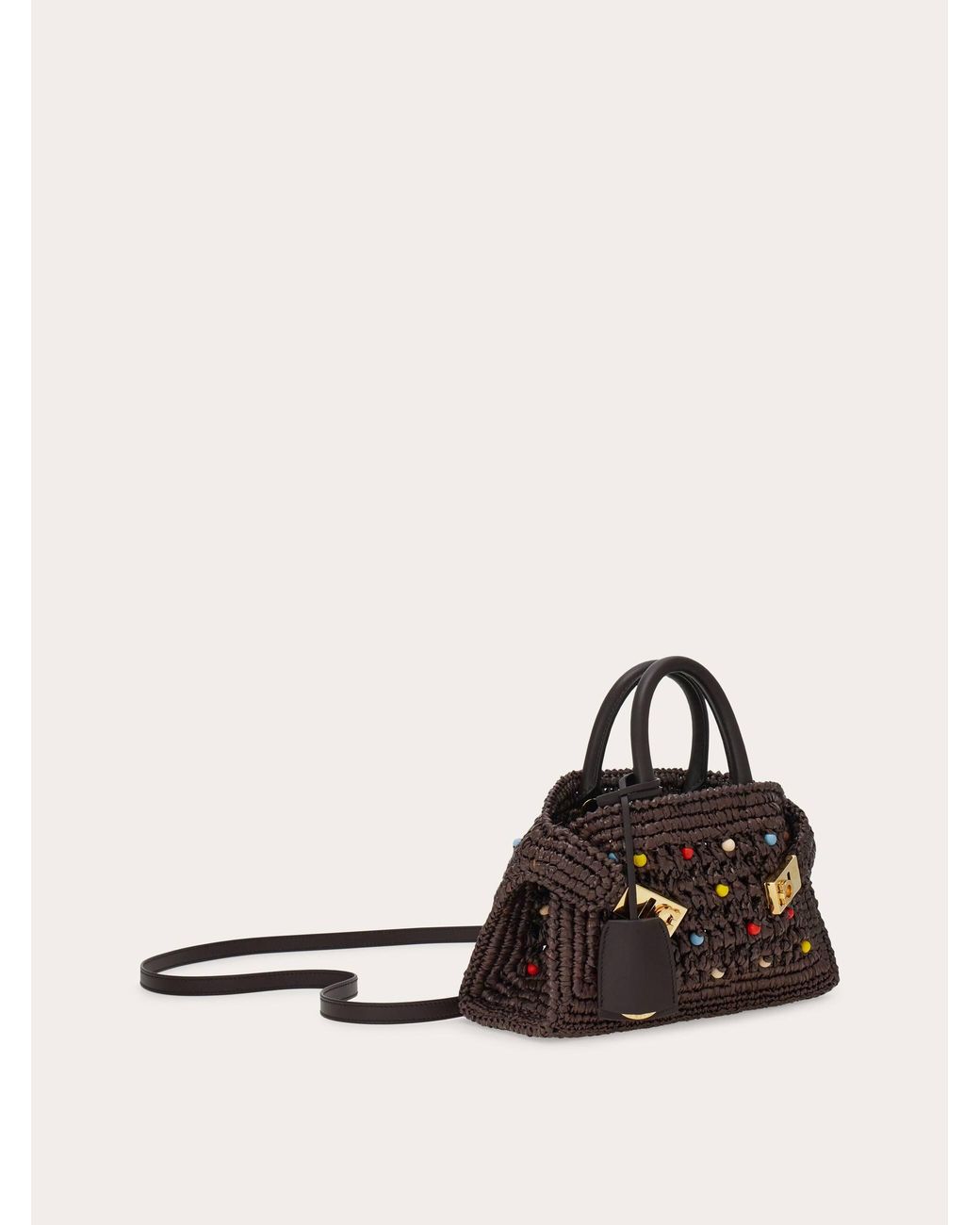 Ferragamo Brown Hug Handbag (S)