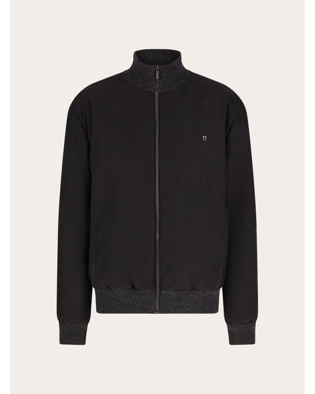 Ferragamo Black Reversible Blouson for men
