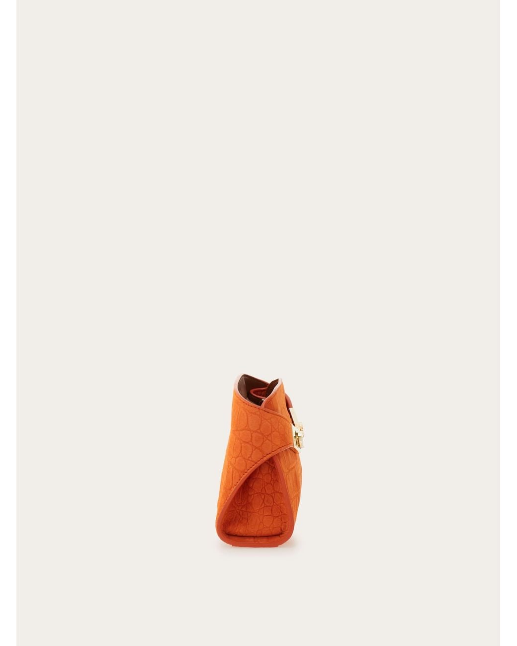 Ferragamo Orange Hug Mini Crossbody Bag