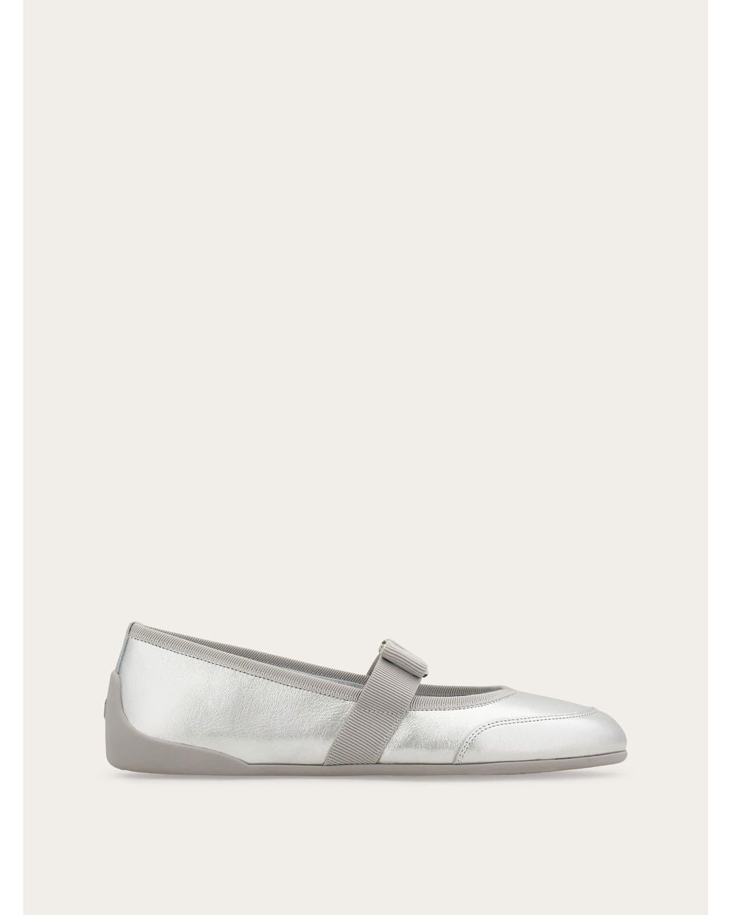 Ferragamo Natural Sporty Ballet Flat