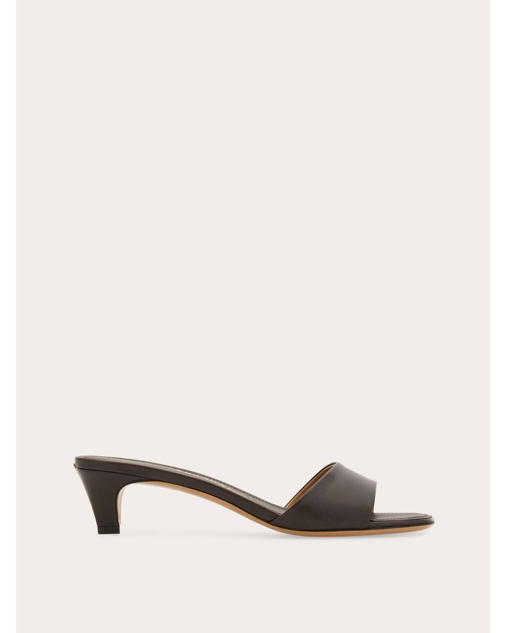 Ferragamo Natural Low Heeled Slide