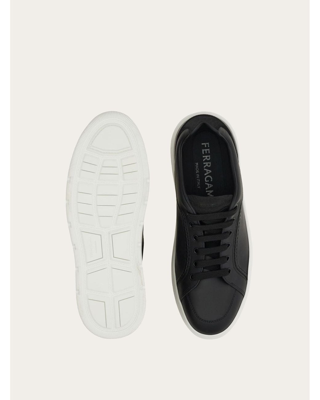 Ferragamo White Low Top Sneaker for men