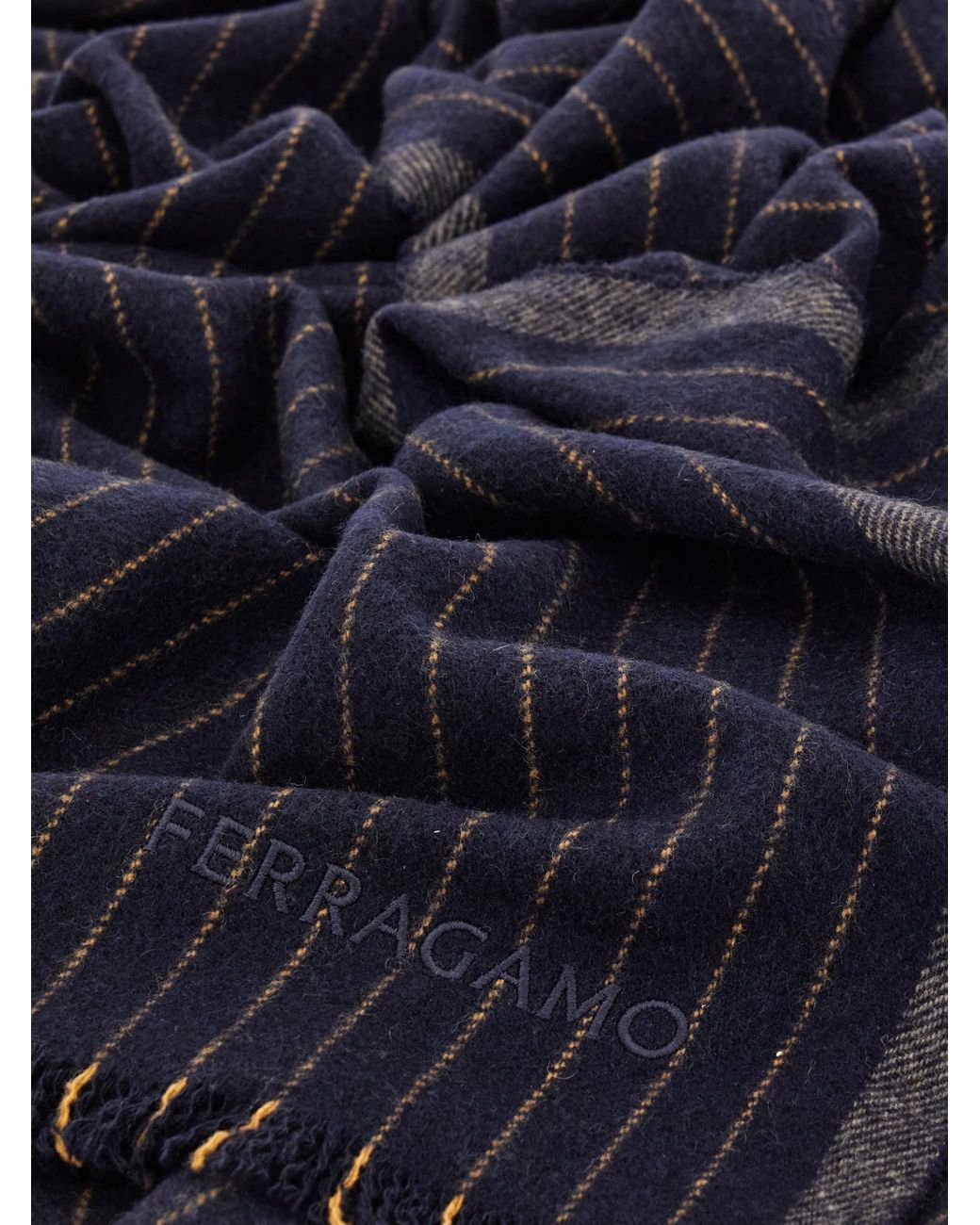 Uomo Sciarpa di Ferragamo in Blue da Uomo