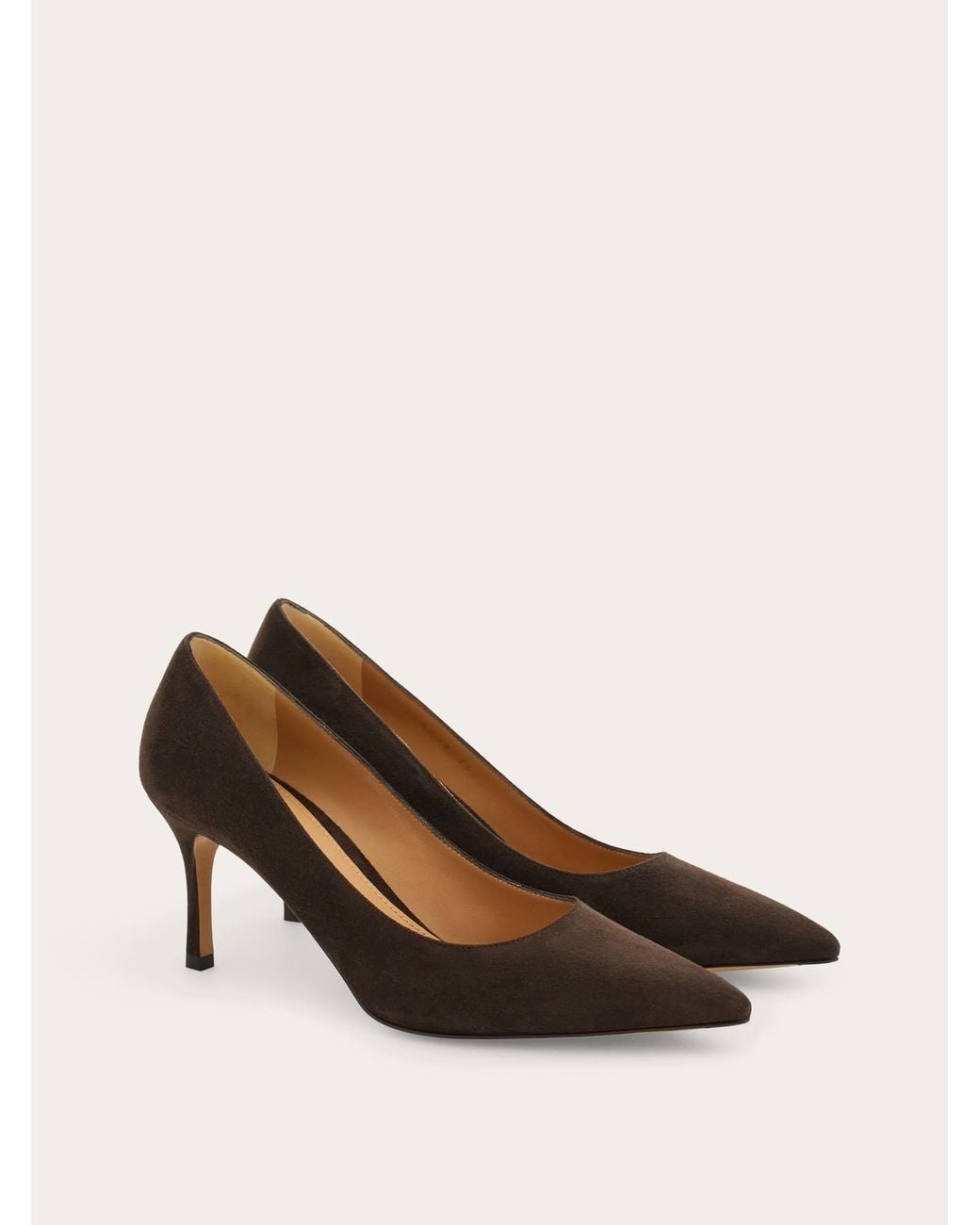 Ferragamo Natural Plain Pump
