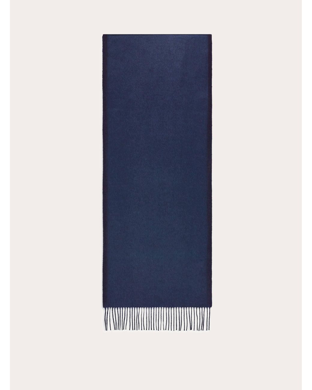Ferragamo Blue Doubler Silk Scarf - 525501 for men