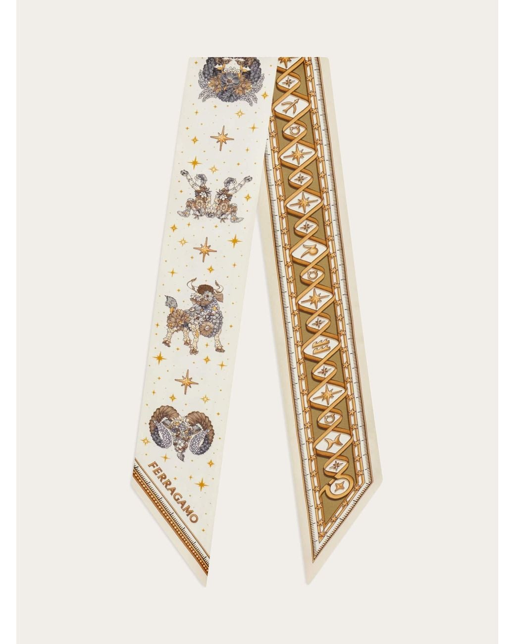Ferragamo Natural Horoscope Print Mini Bandeau