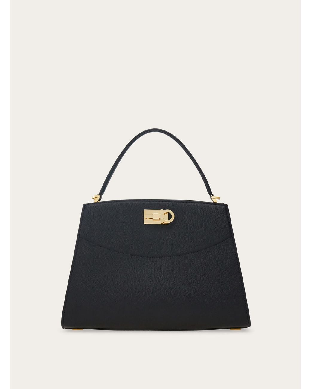 Ferragamo Blue New Studio Box Bag (M)
