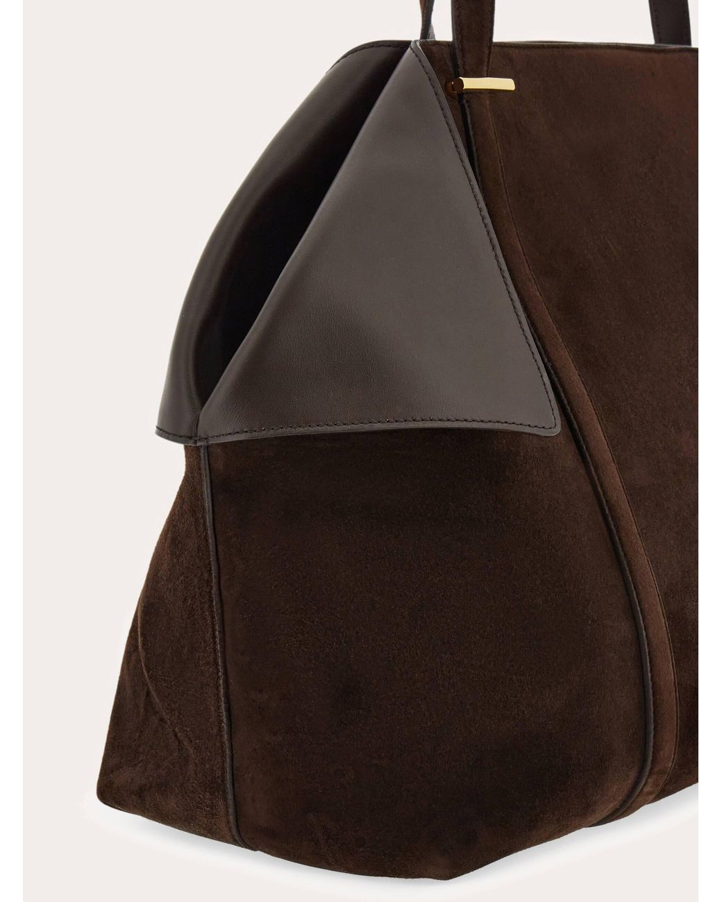 Ferragamo Black Folded Tote Bag (L)