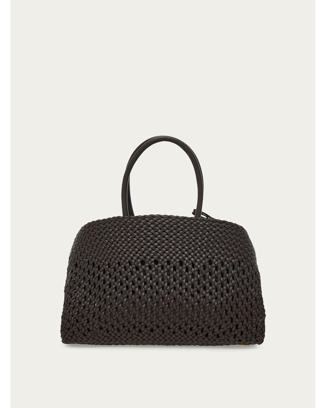 Ferragamo Black Hug Handbag (M)
