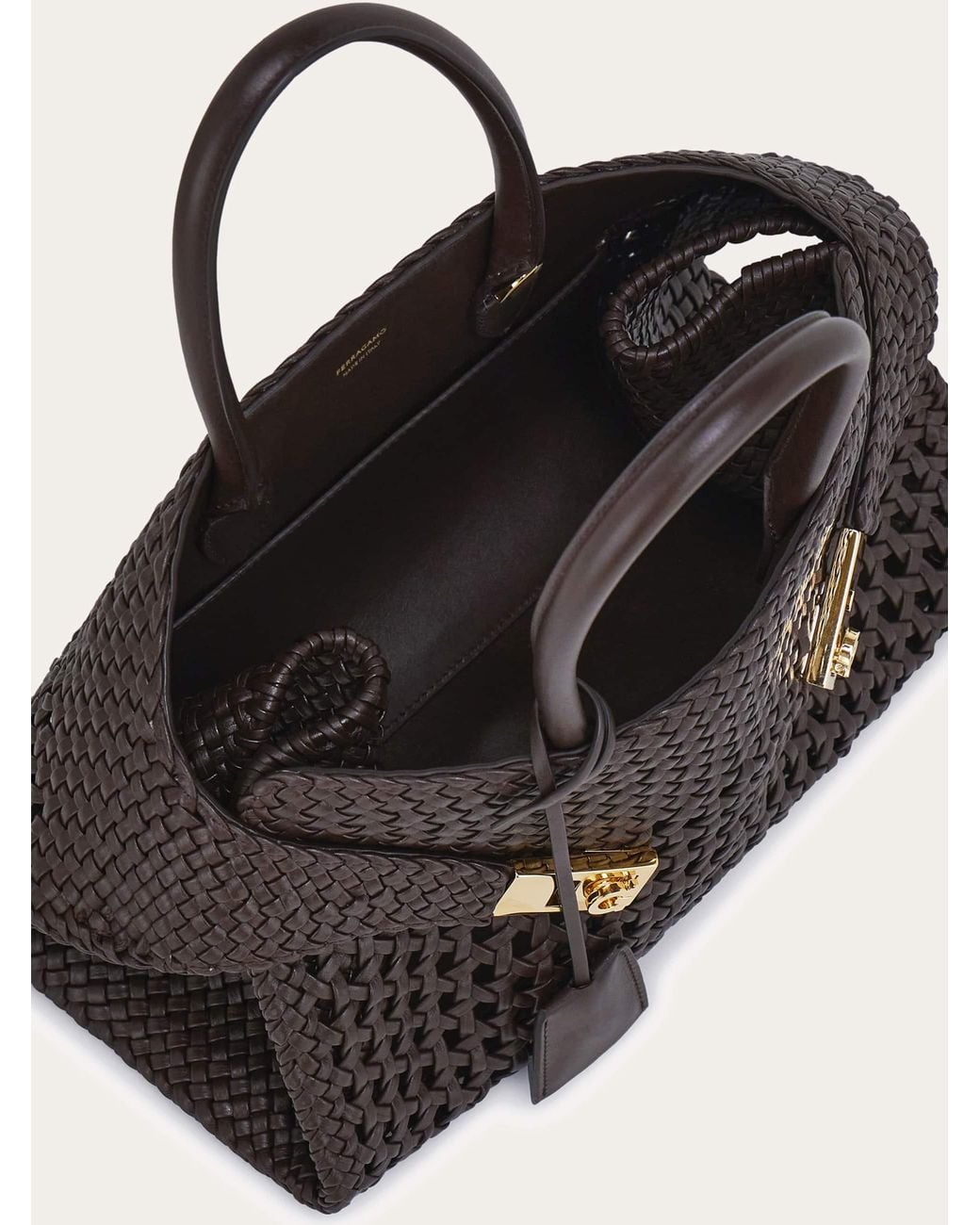 Ferragamo Black Hug Handbag (M)