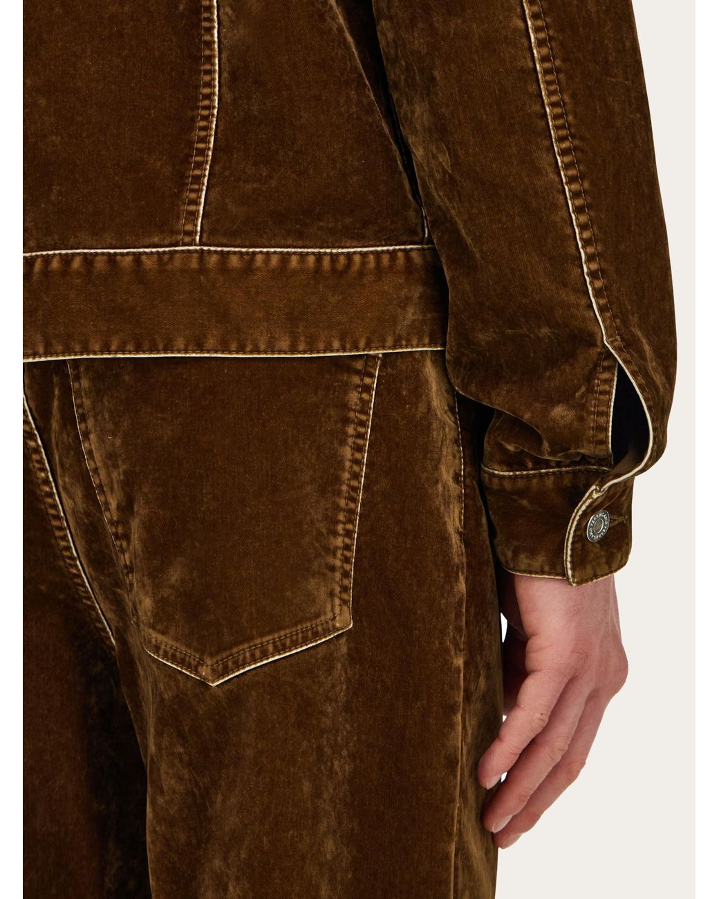 Ferragamo Brown Utility Blouson for men