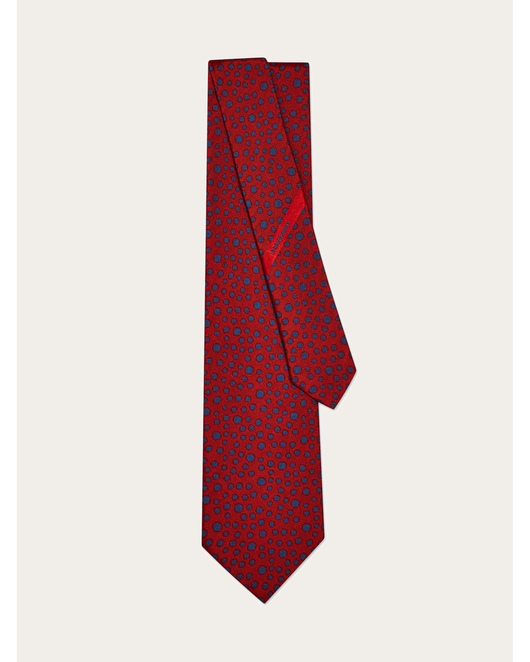 Uomo Cravatta di Ferragamo in Red da Uomo