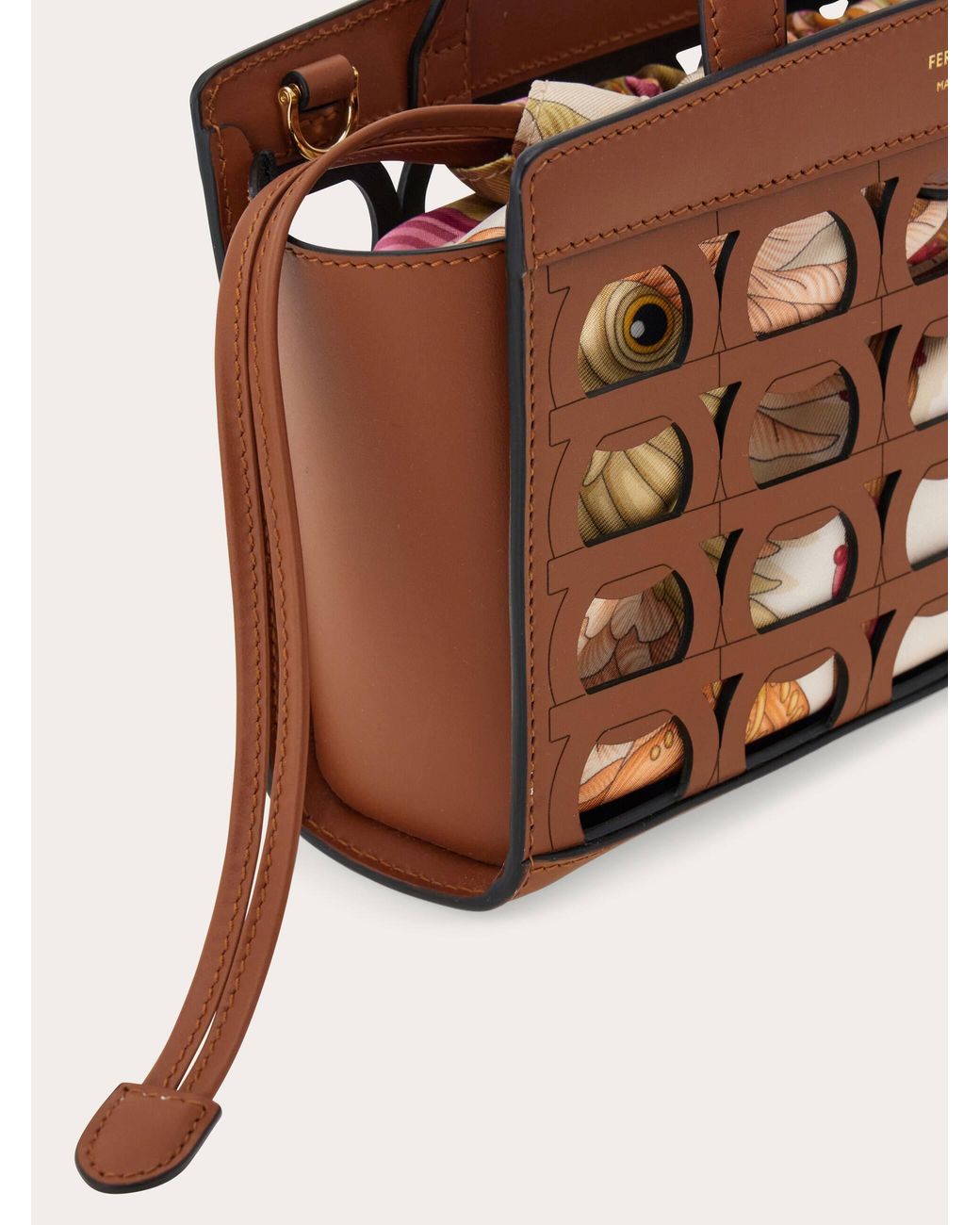 Ferragamo Natural Mini Tote Bag