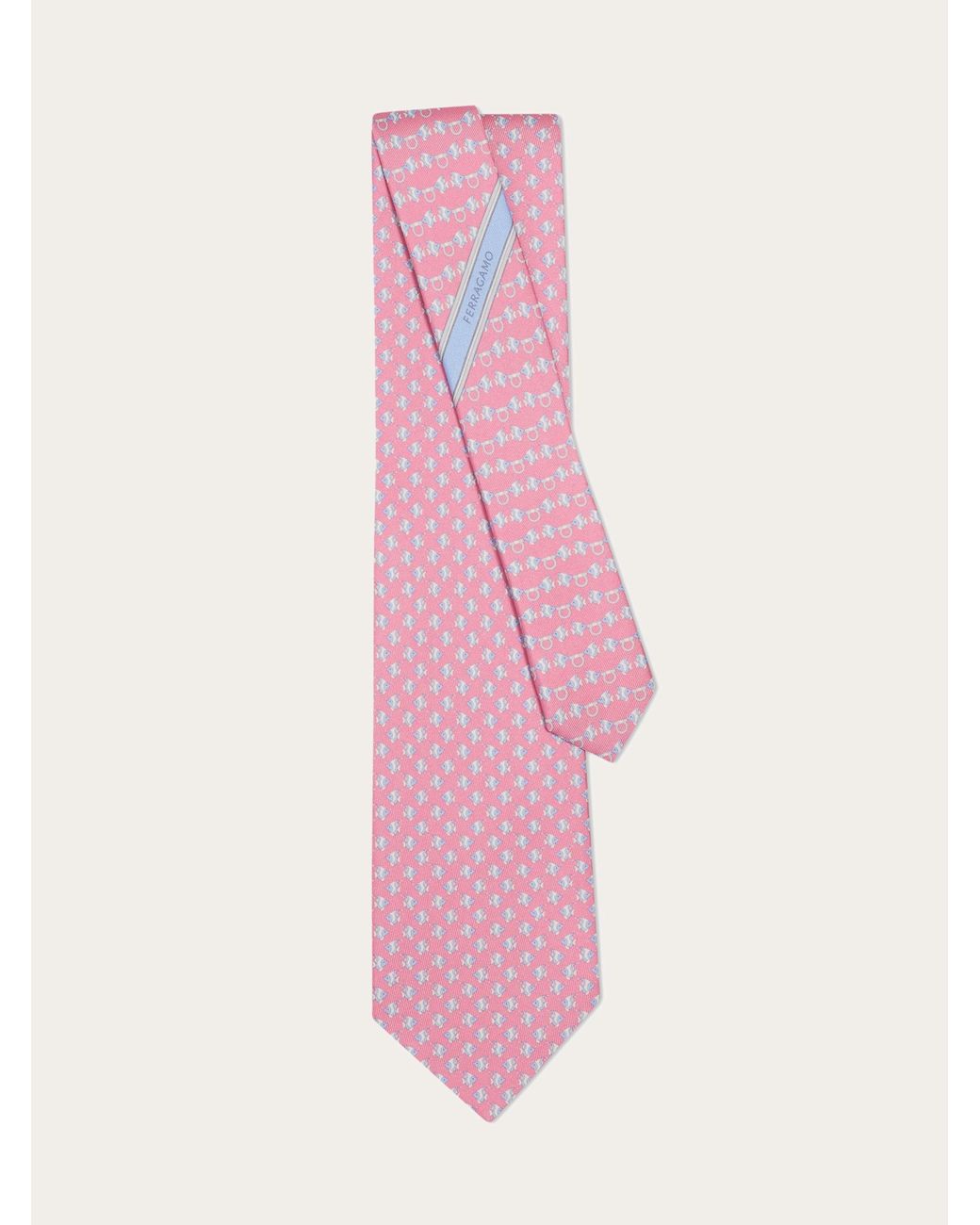 Uomo Cravatta di Ferragamo in Pink da Uomo