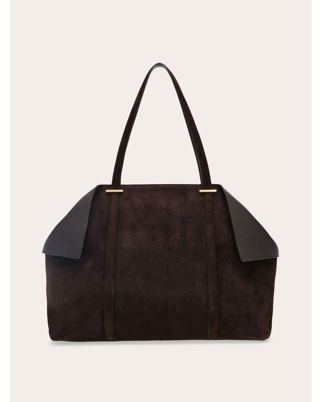 Ferragamo Black Folded Tote Bag (L)