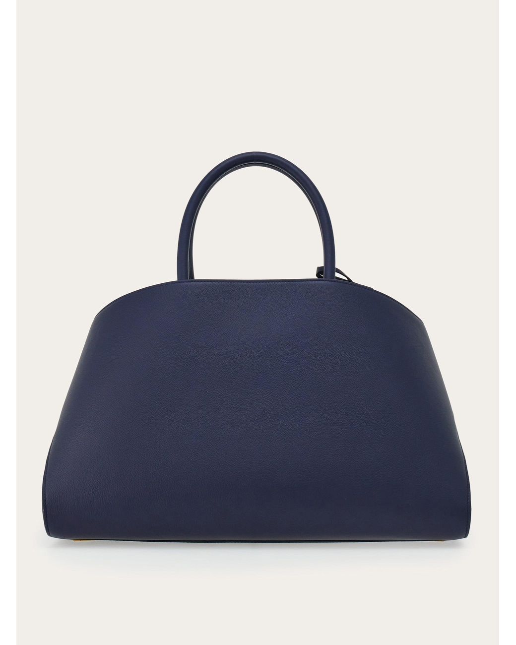 Ferragamo Blue Hug Handbag (L)