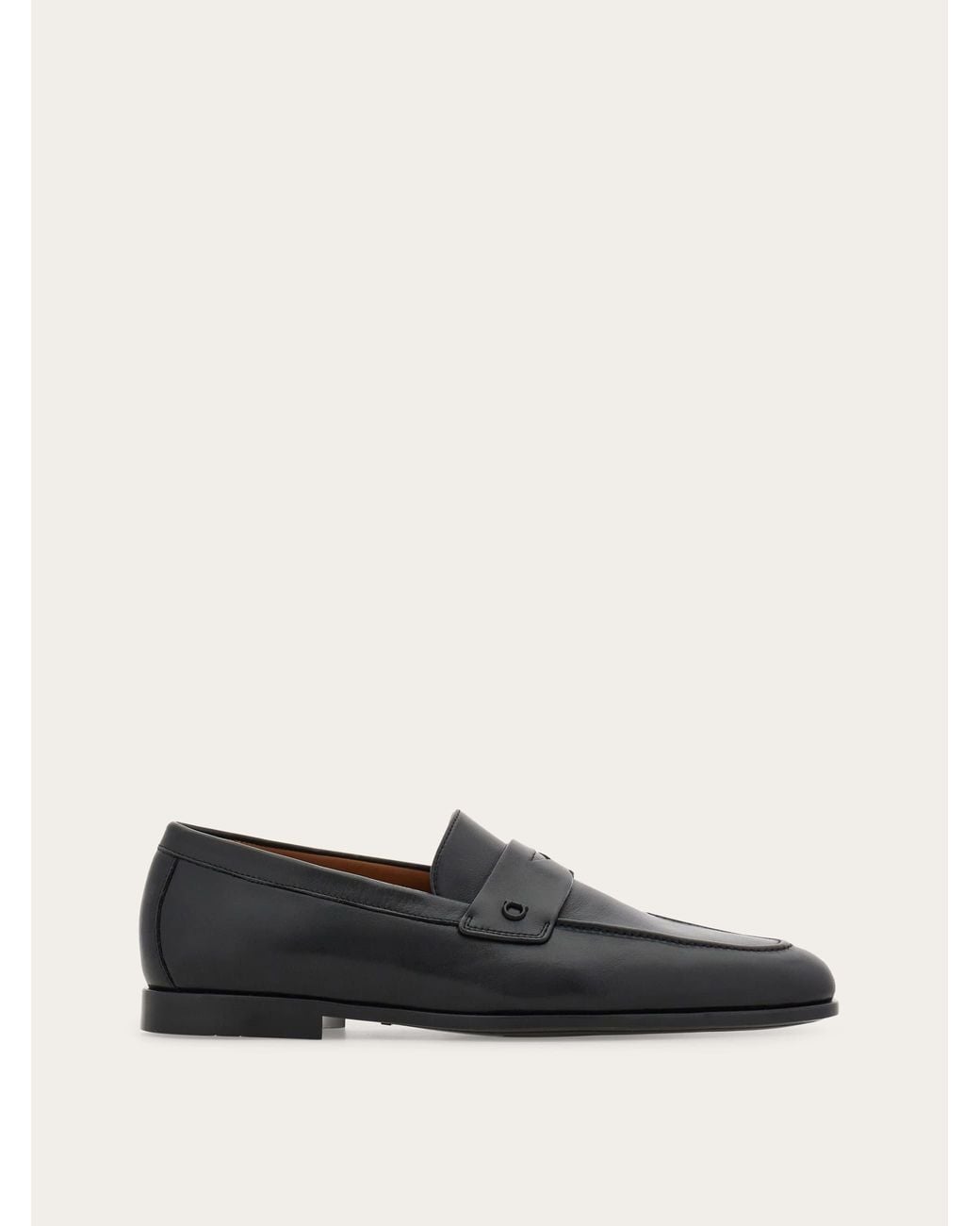 Ferragamo White Penny Loafer for men