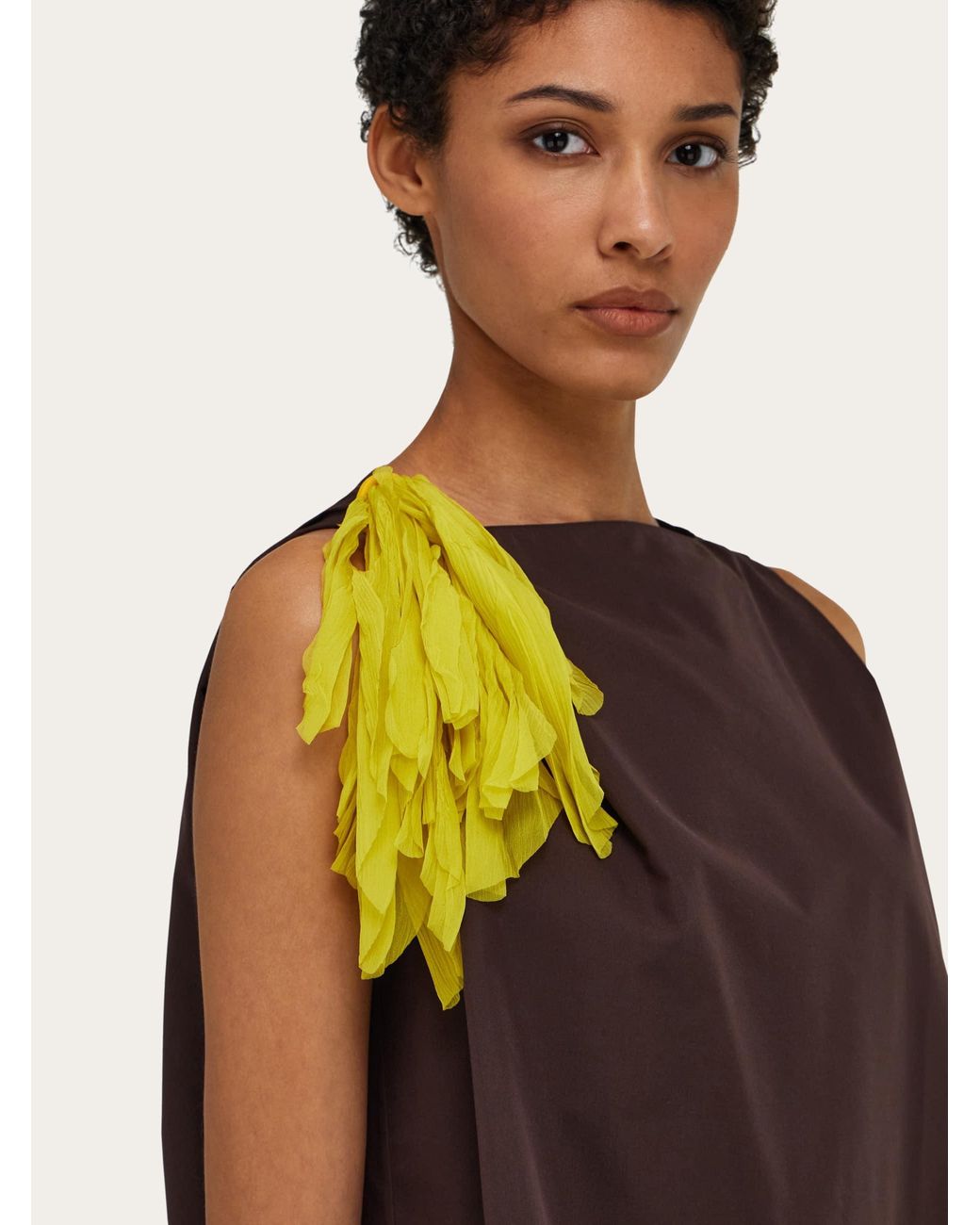Ferragamo Black Sleeveless Top