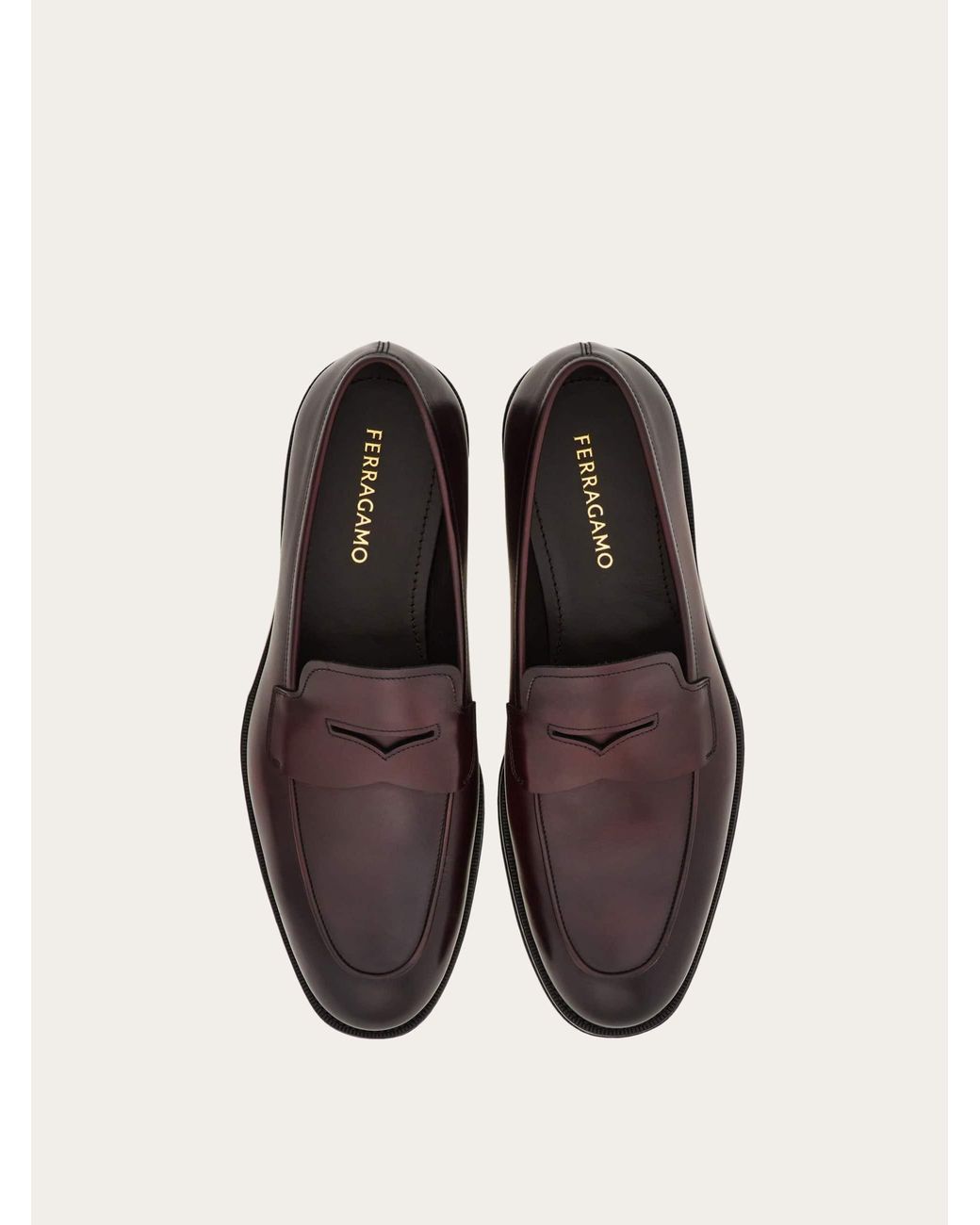 Ferragamo White Penny Loafer for men