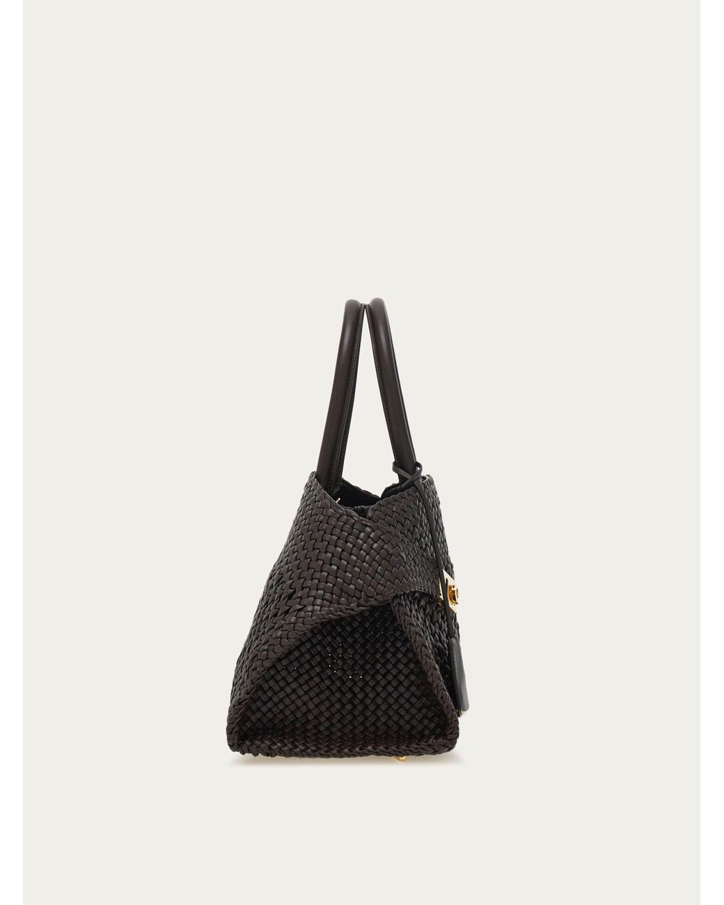 Ferragamo Black Hug Handbag (M)