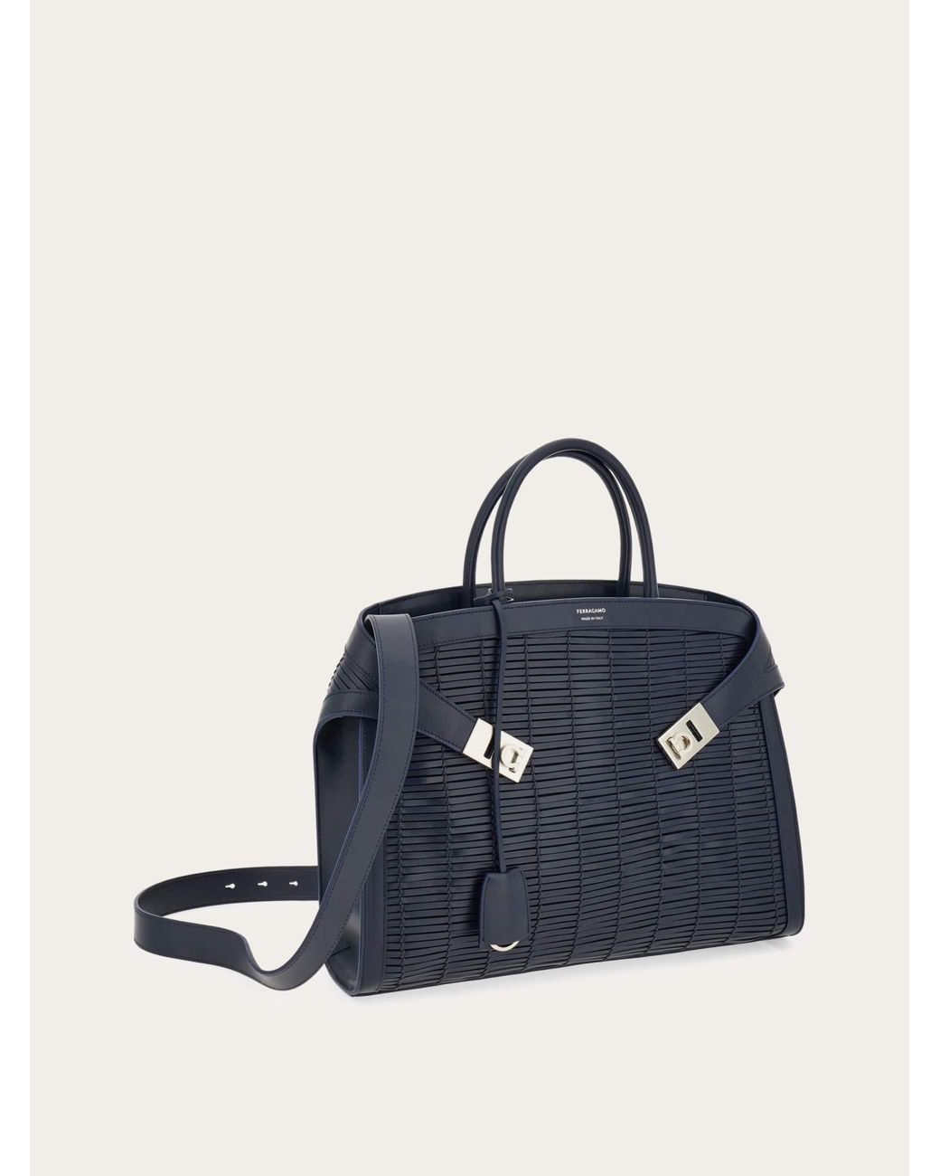 Ferragamo Blue Hug Tote Bag for men