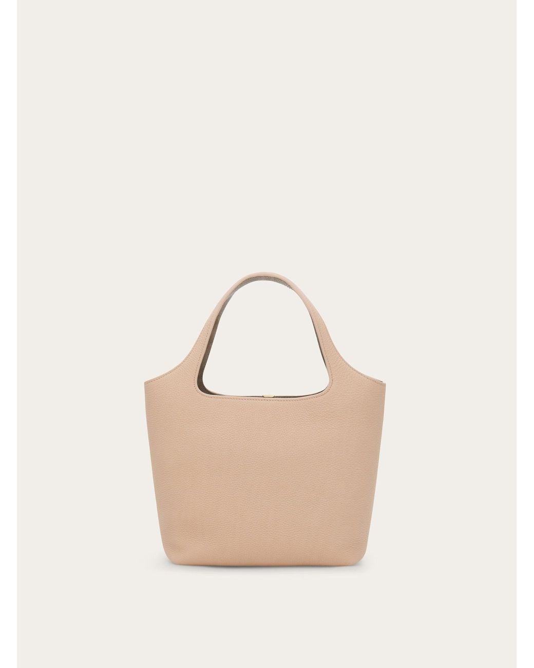 Ferragamo Natural Bow Tote Bag (S)