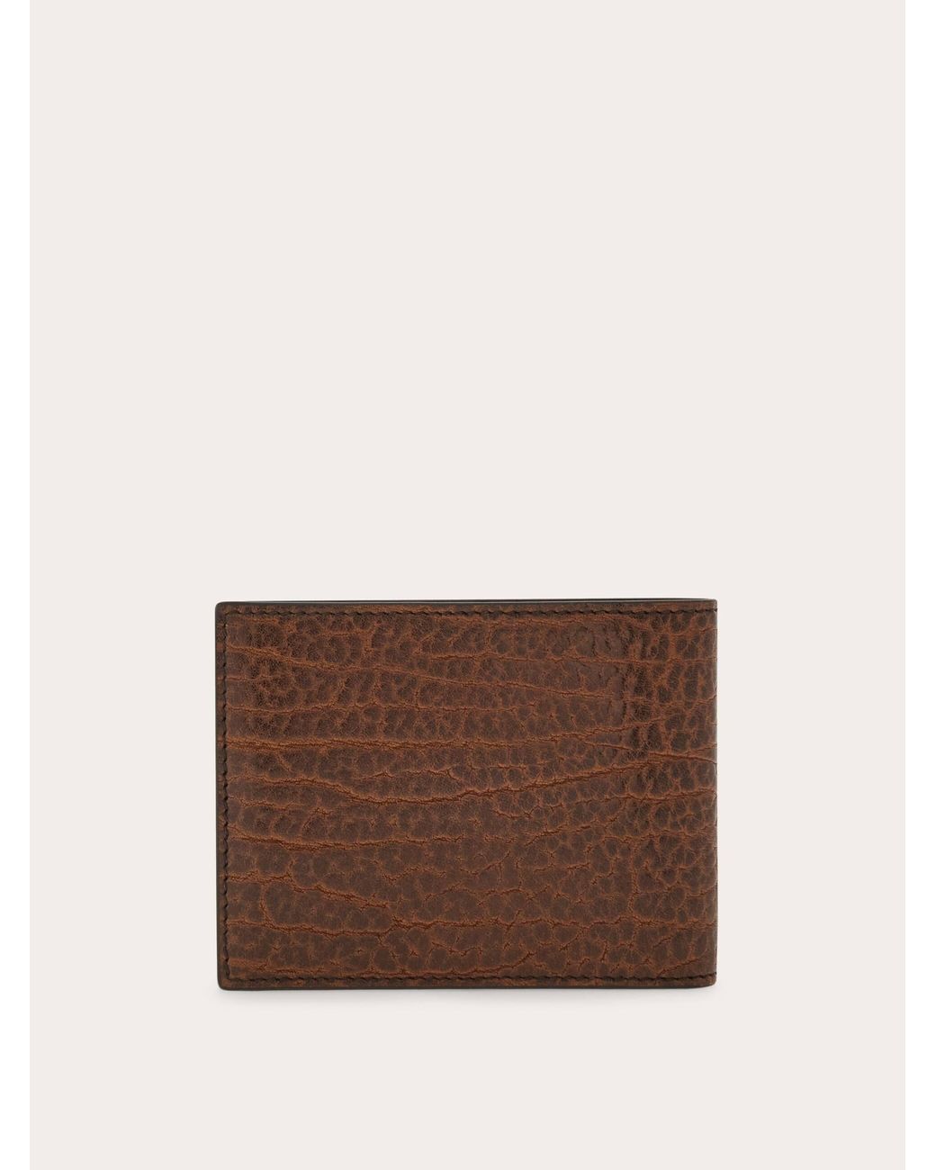 Ferragamo Brown Gancini Wallet for men