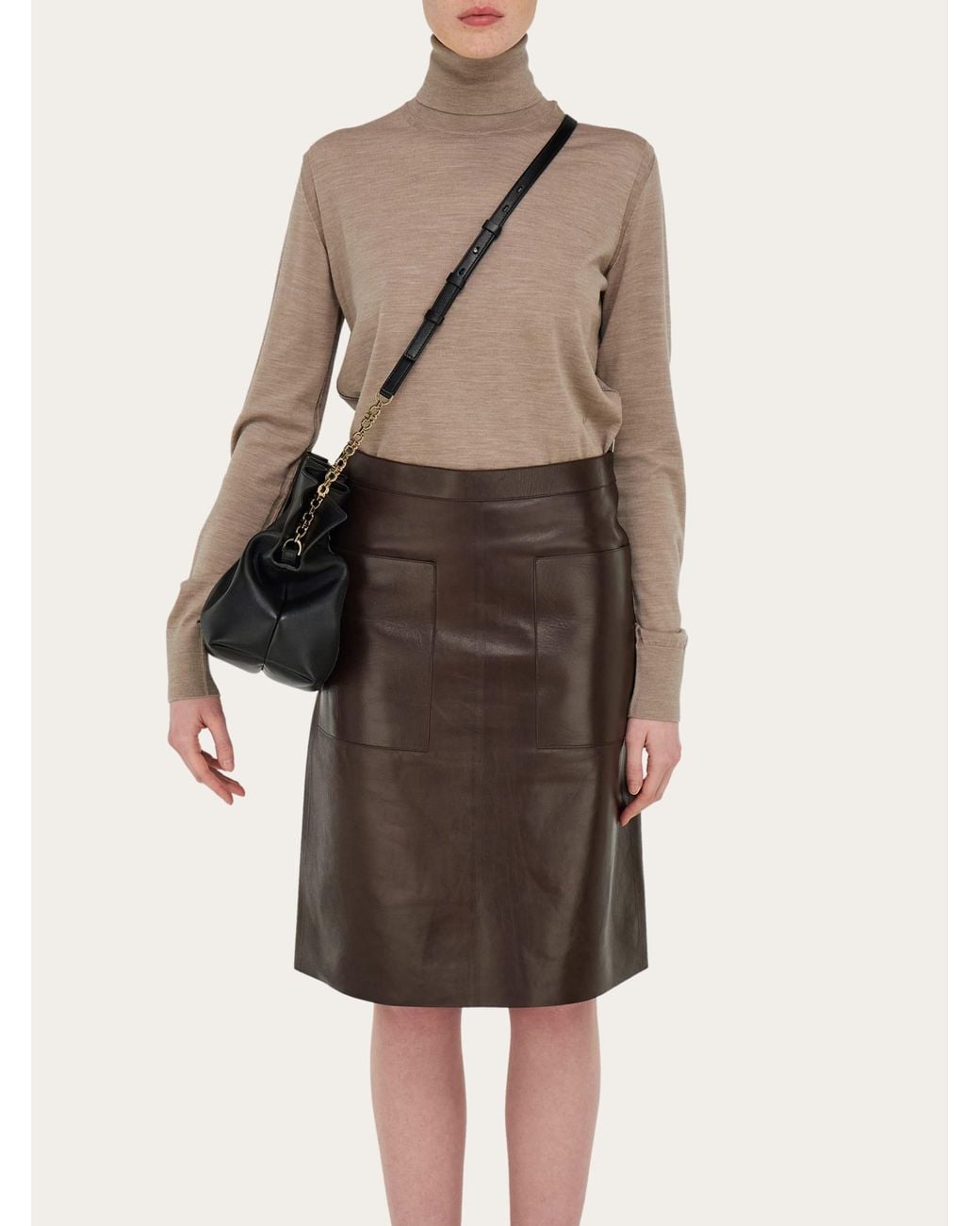 Ferragamo Black Soft-Bag (M)