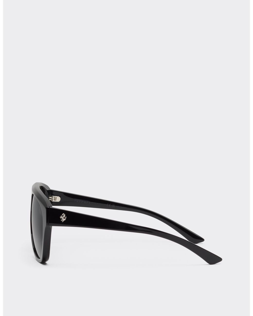 Ferrari Gray Acetate Sunglasses With Polarised Lenses for men