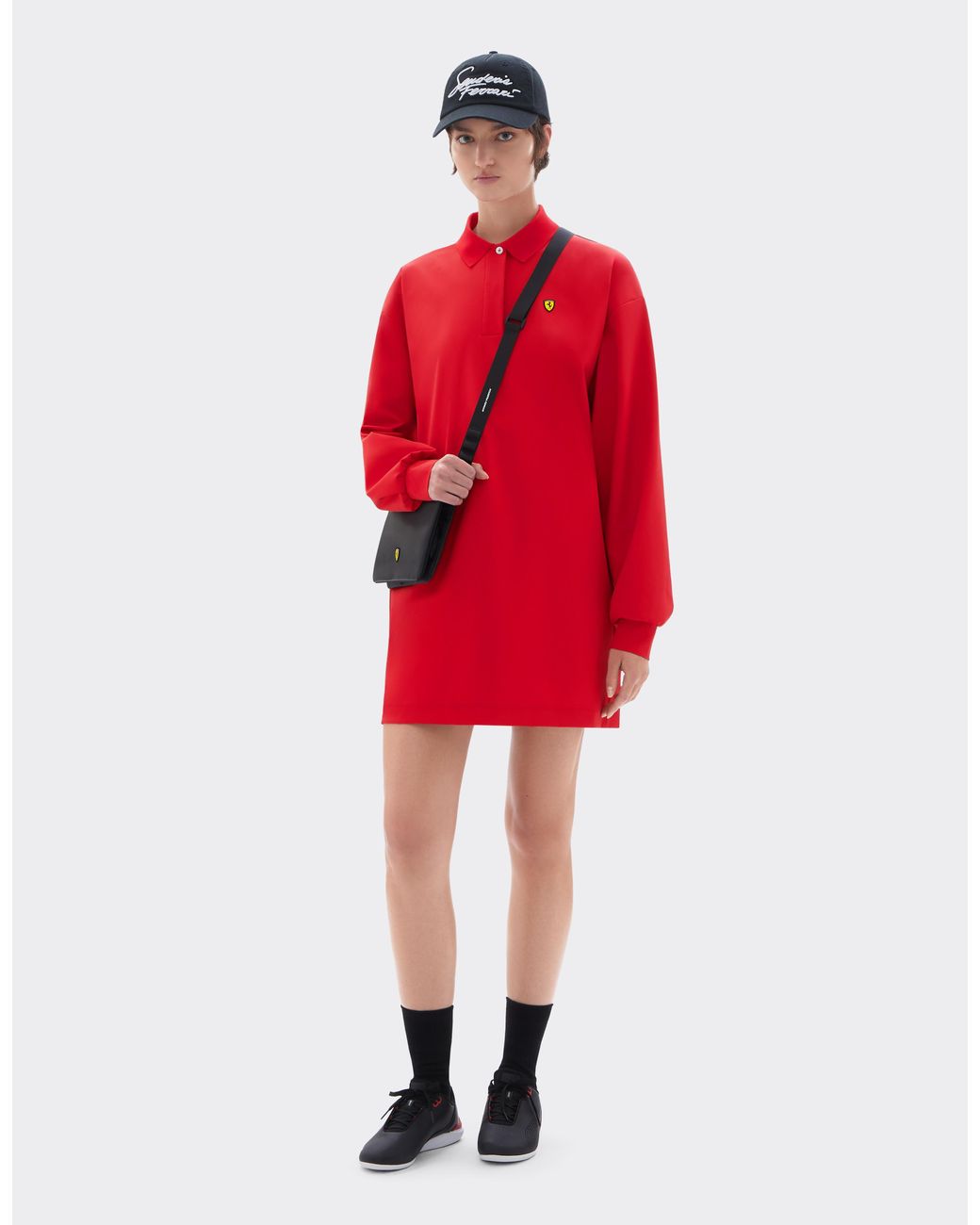 Ferrari Red Scuderia Polo Dress