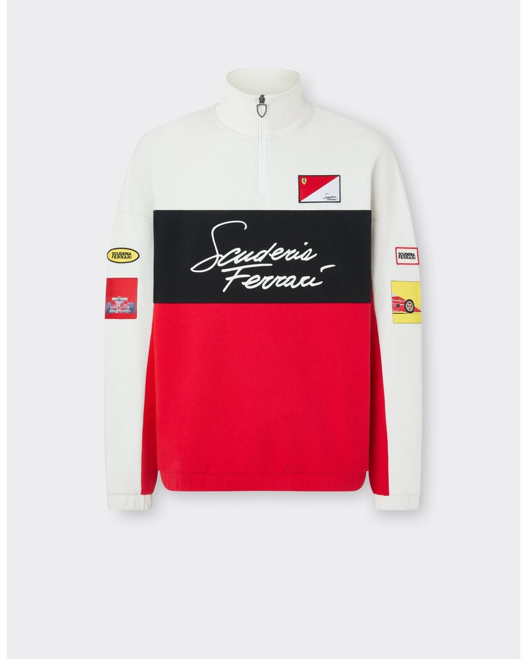 Ferrari Red Scuderia Cotton Sweatshirt for men
