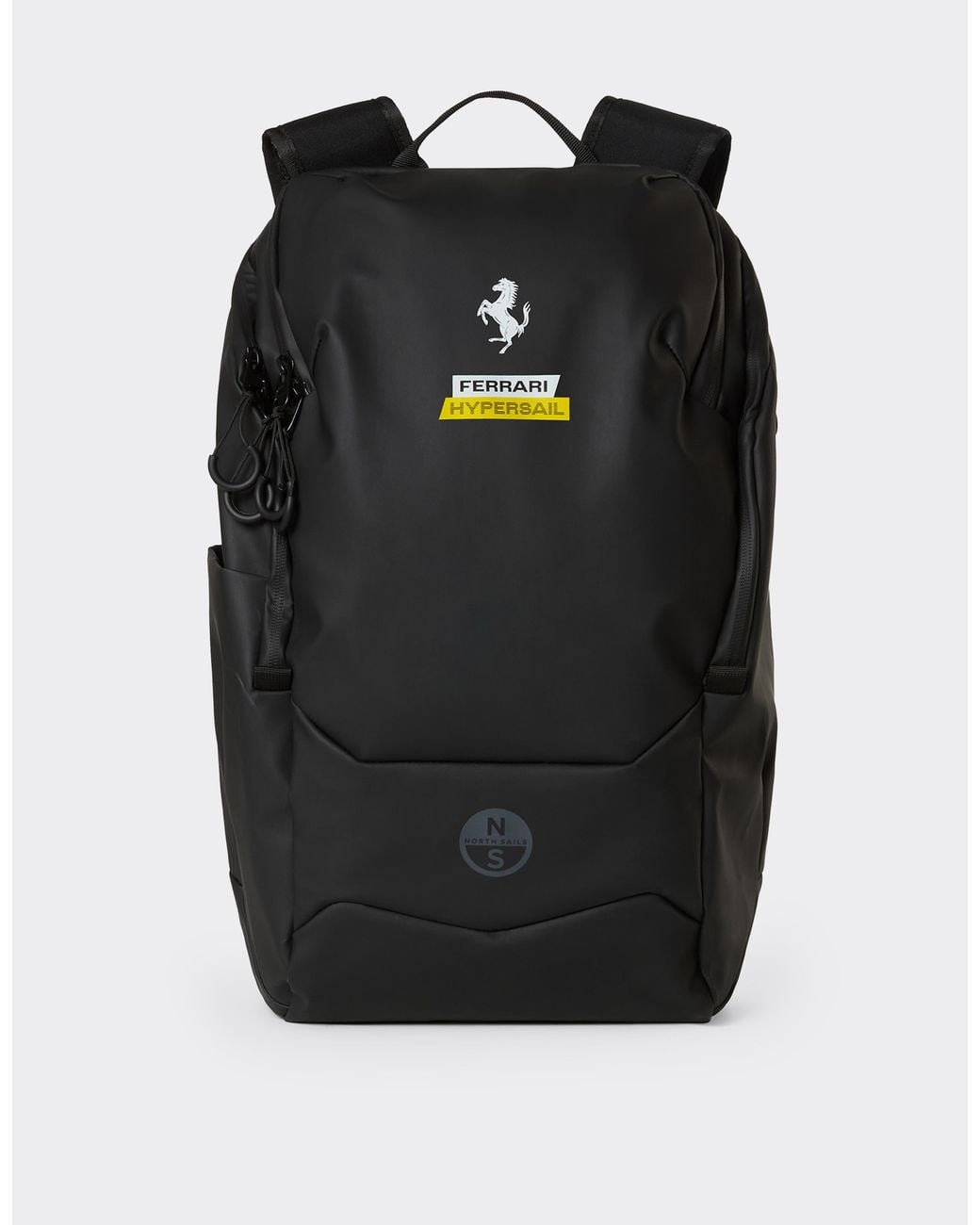 Ferrari Black Hypersail Navigator Rucksack for men