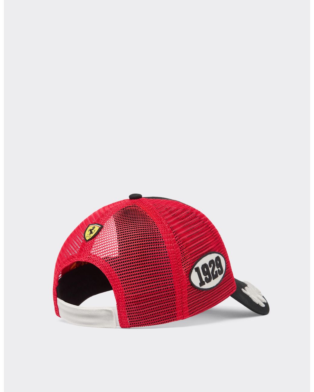 Ferrari Black Scuderia Cotton Trucker Cap